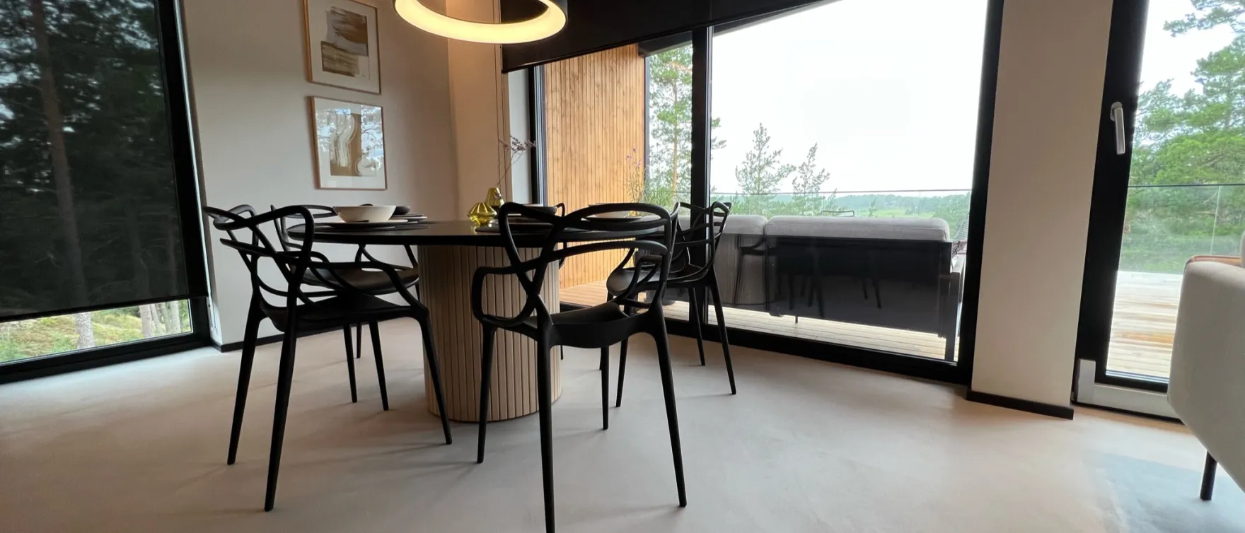 Woonkamer villa pinta