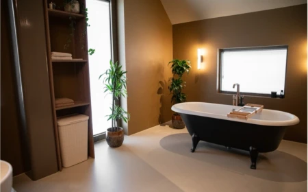 Badkamer basebeton