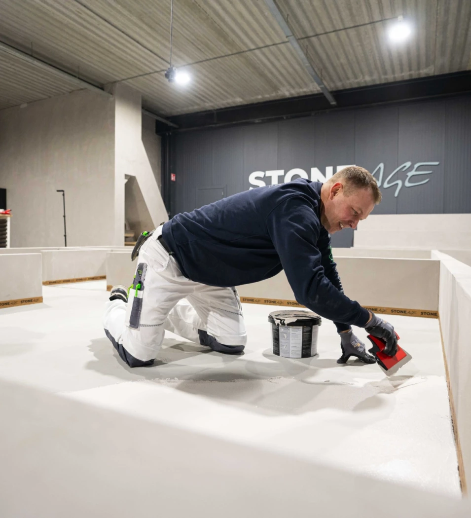 Gietvloer training Stone Age