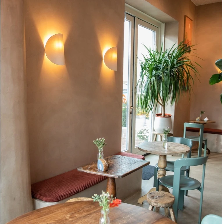 Beige microcement interieur