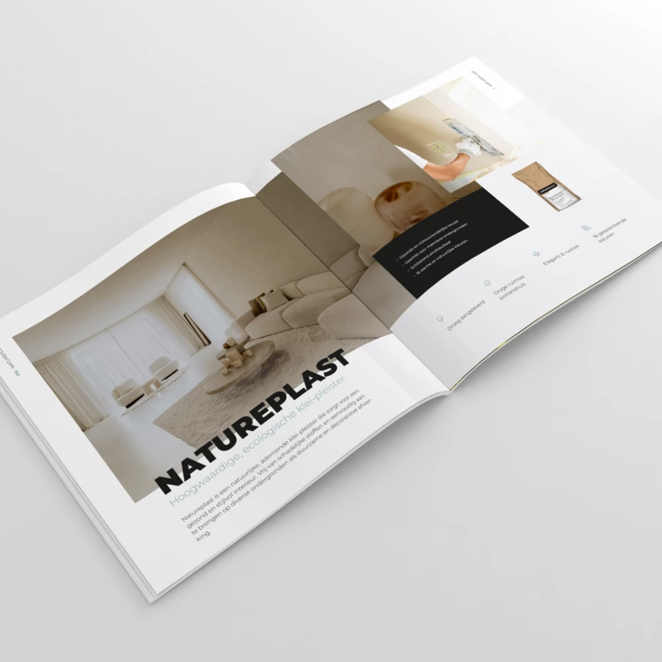 Mock up foto naast inspiratiemagazine formulier
